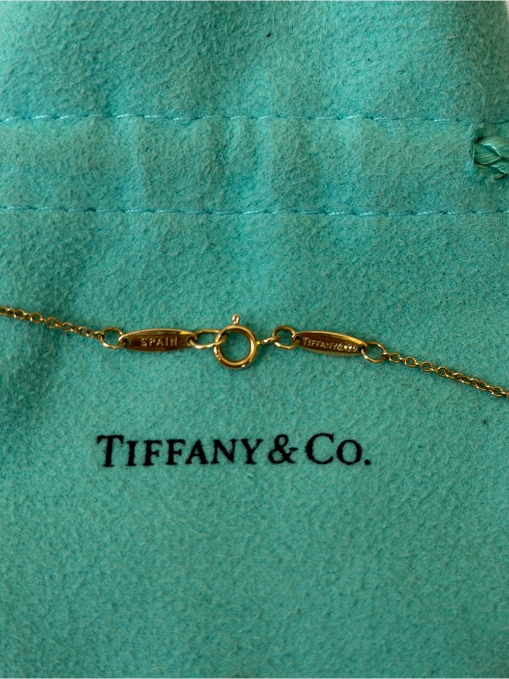 Tiffany & Co. 18k Rose Gold Diamonds by the Yard Necklace 16” - Picture 3 of 7